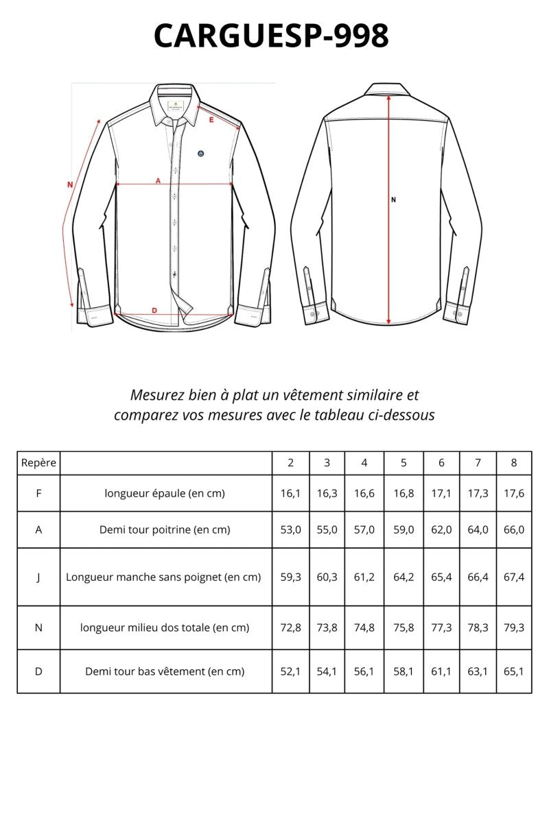 chemise à carreaux - Mat de Misaine