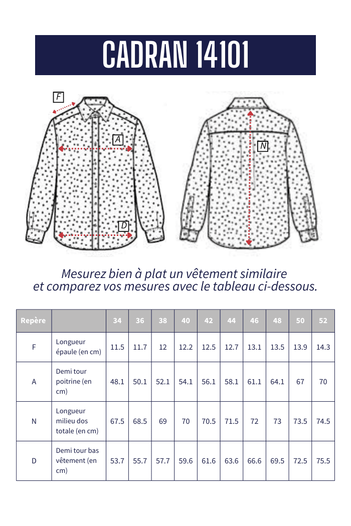 Chemise à pois CADRAN - Mat de Misaine