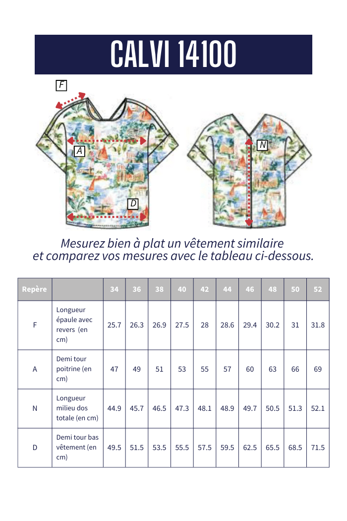 Chemise boutonnée dos CALVI - Mat de Misaine