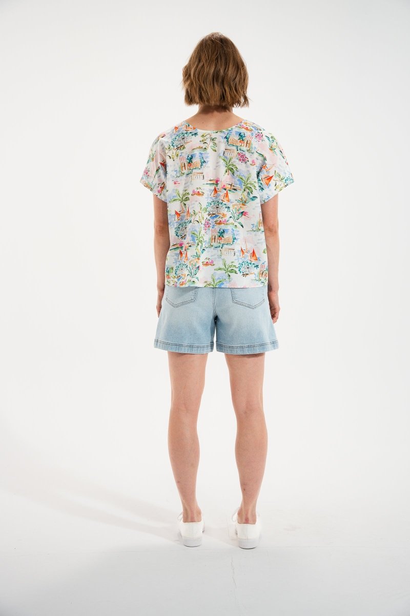 Chemise boutonnée dos CALVI - Mat de Misaine