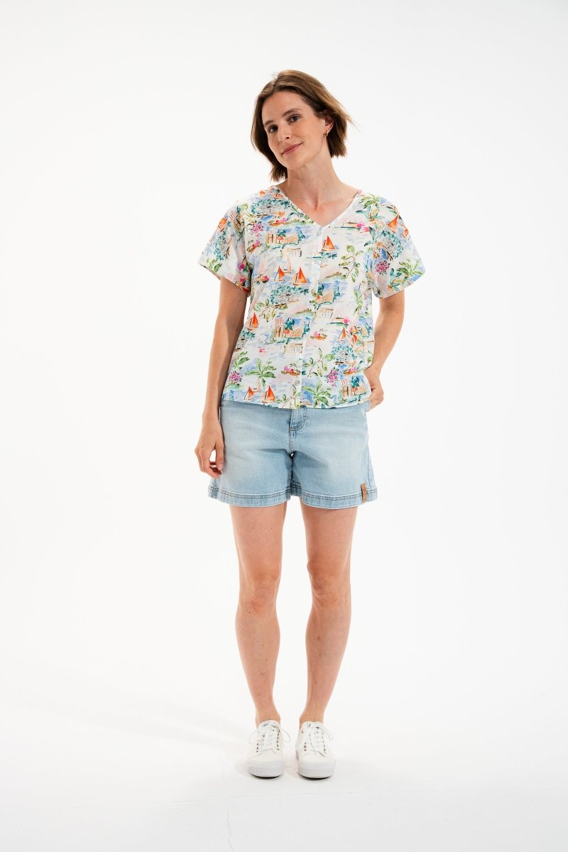 Chemise boutonnée dos CALVI - Mat de Misaine