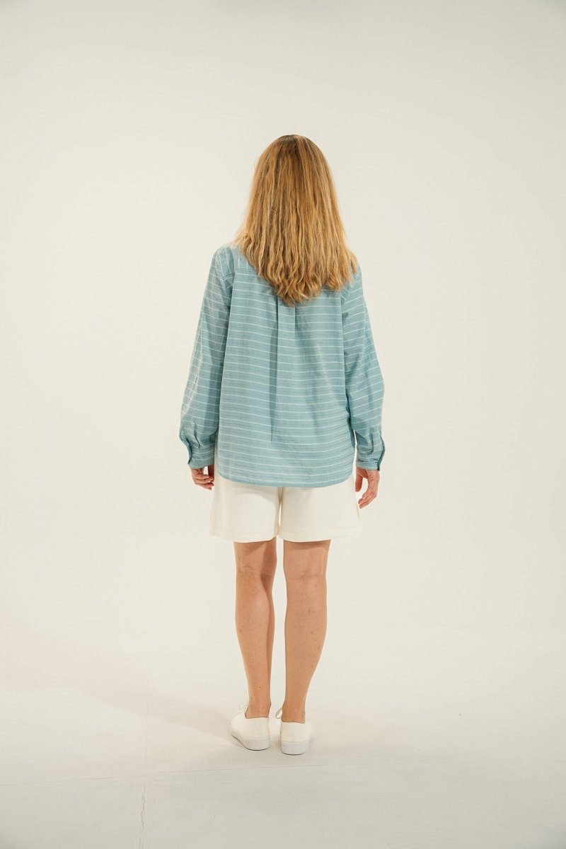 Chemise col vareuse CORDOUE. - Mat de Misaine