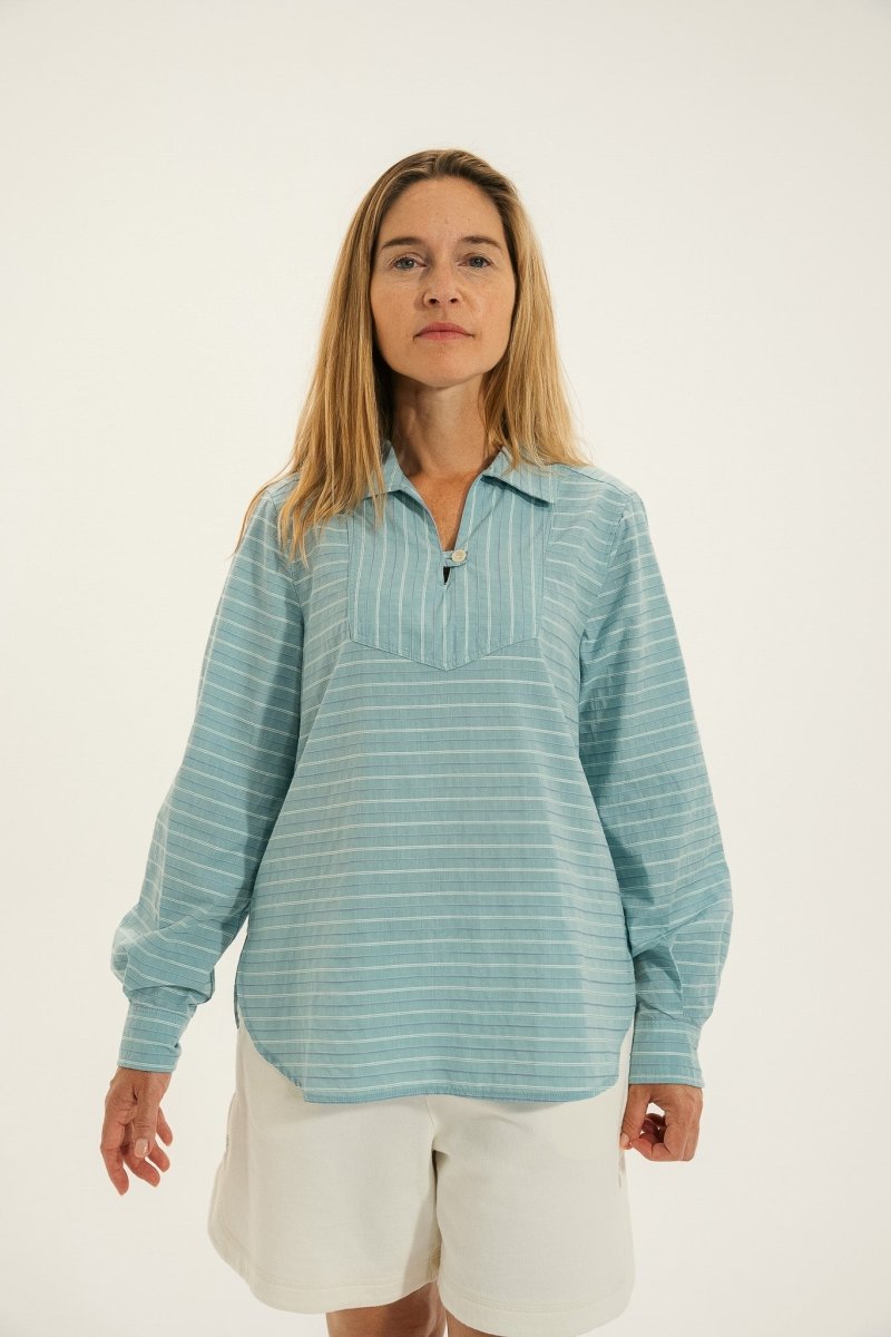 Chemise col vareuse CORDOUE. - Mat de Misaine