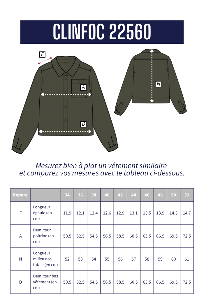 Chemise courte CLINFOC - Mat de Misaine