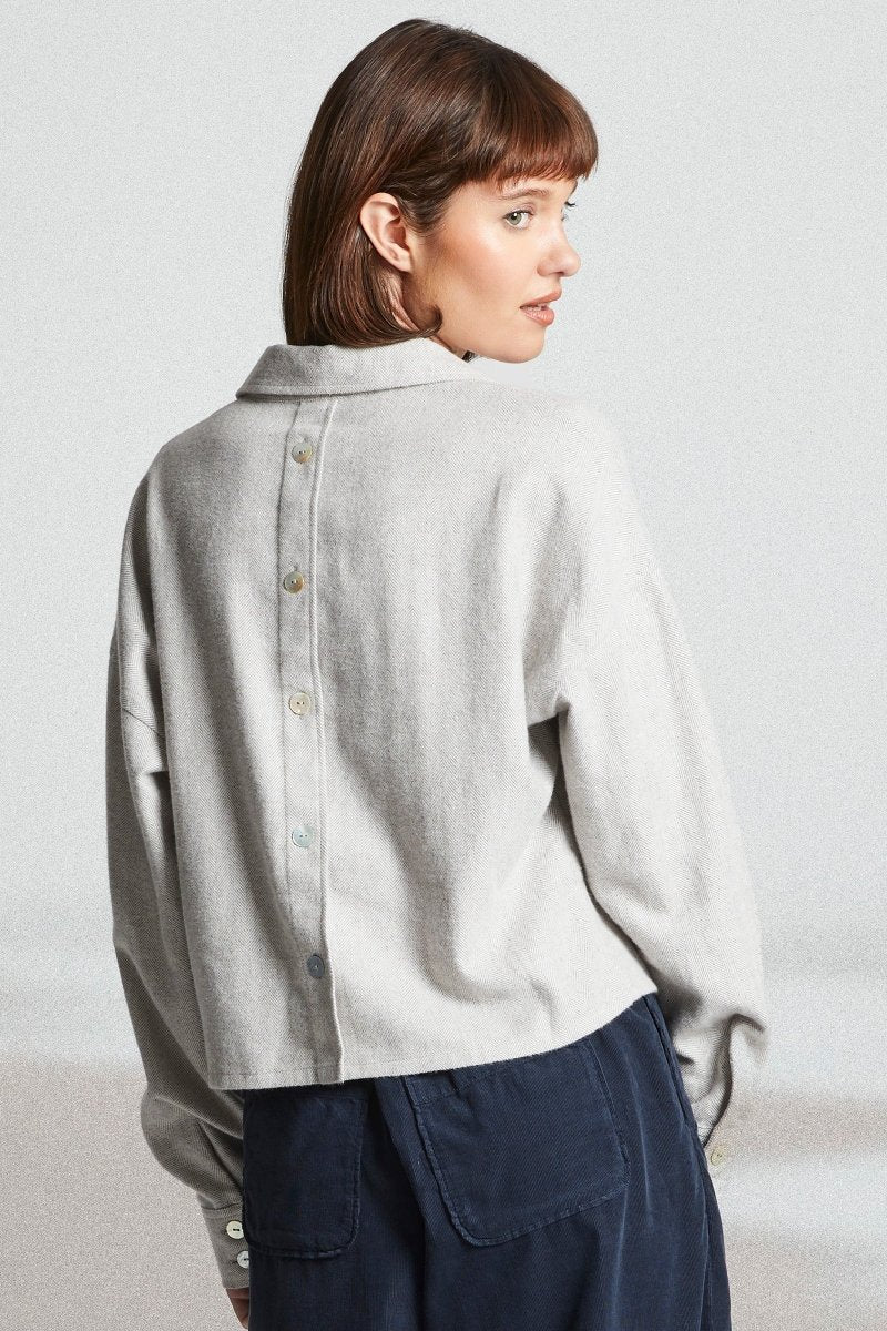 Chemise courte en coton CORVETTE - Mat de Misaine