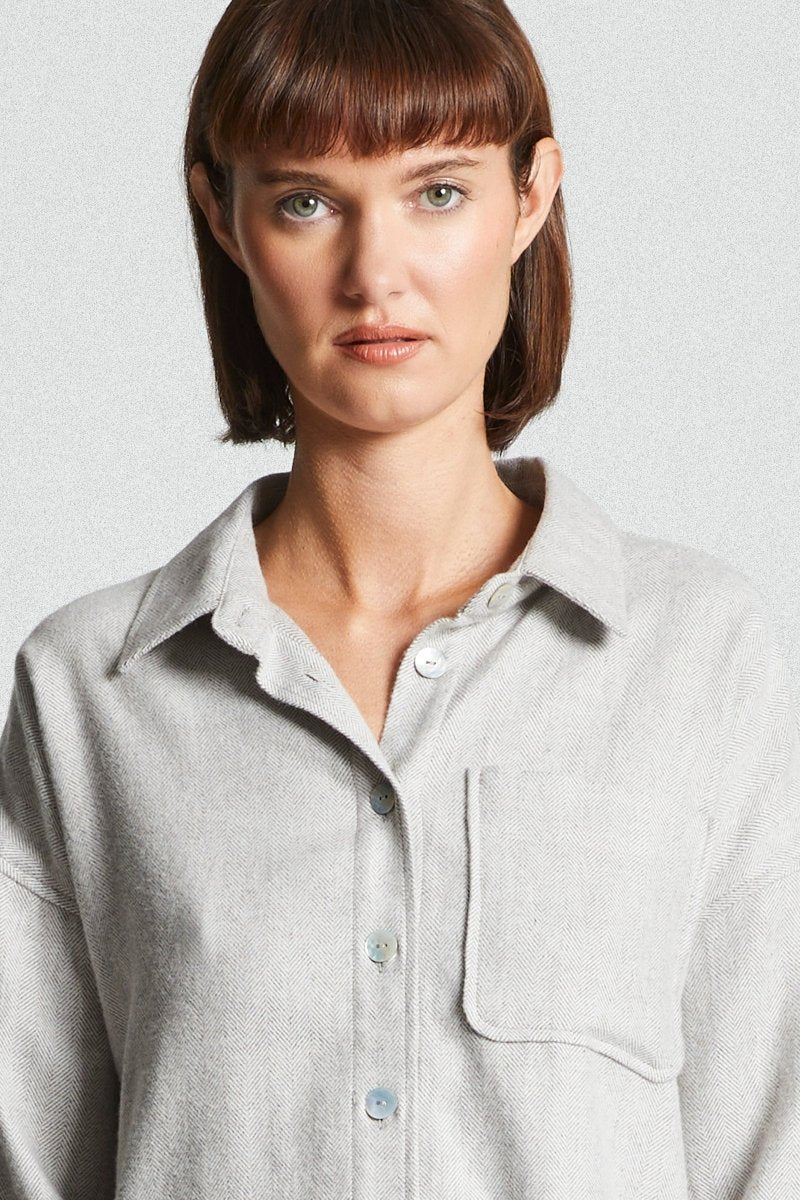 Chemise courte en coton CORVETTE - Mat de Misaine