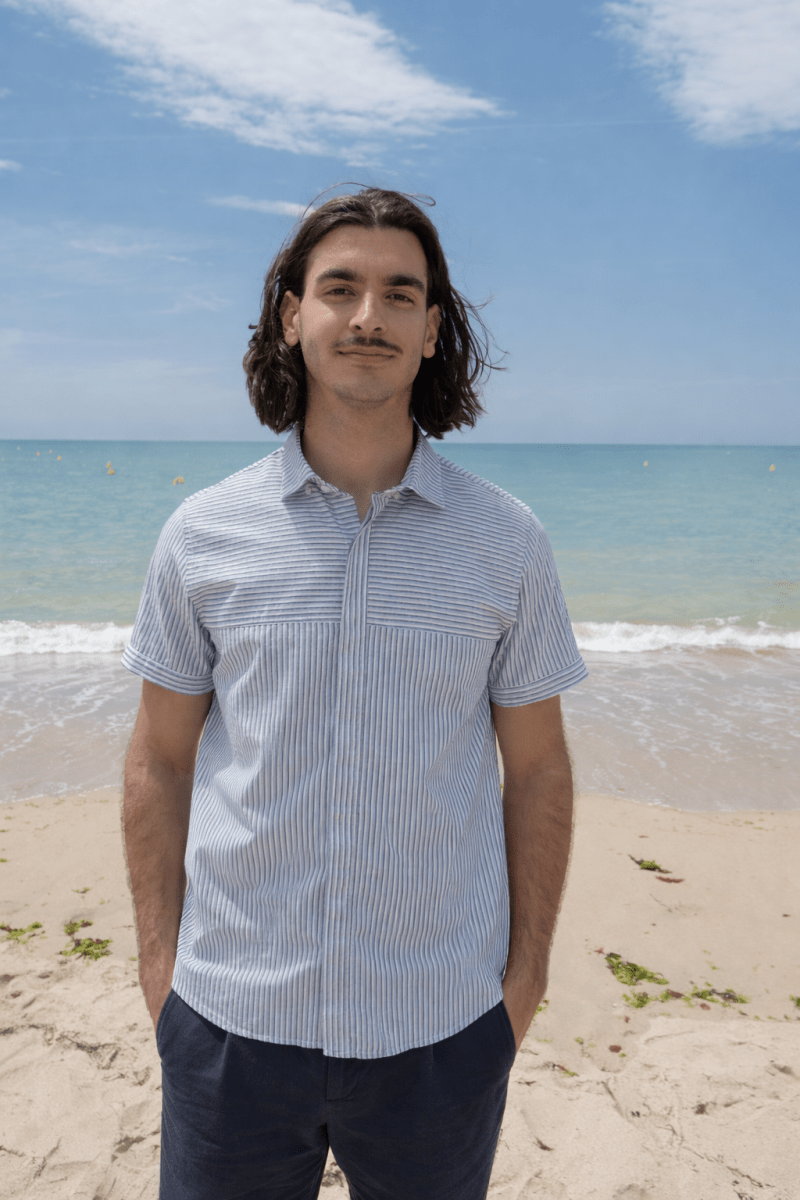 Chemise découpes graphiques CANTO - Mat de Misaine