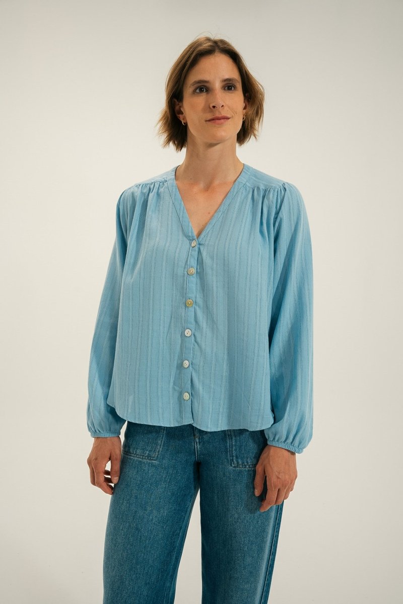 Chemise en crêpe de coton CORAIL - Mat de Misaine