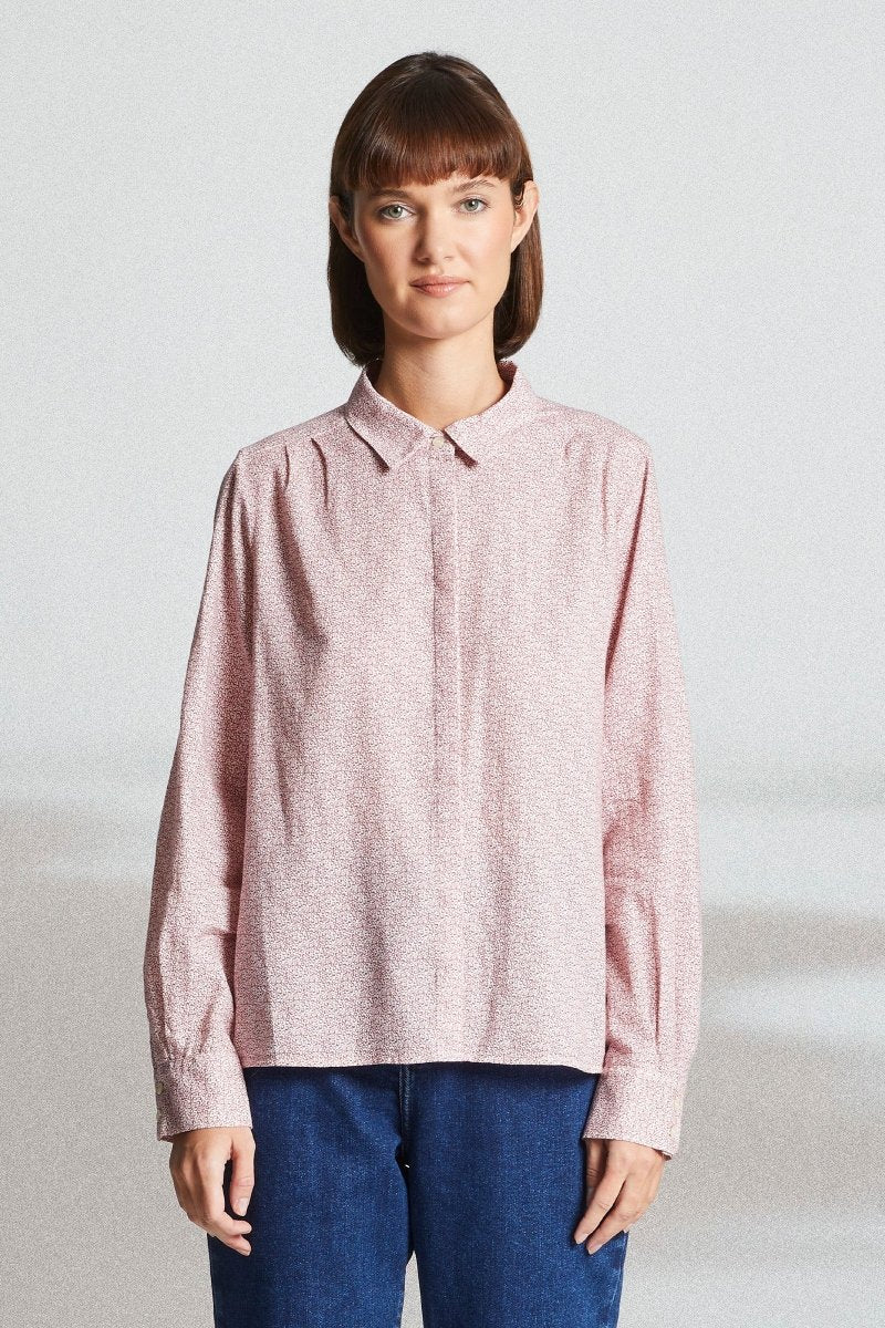 Chemise imprimé bruyère CAMBO - Mat de Misaine