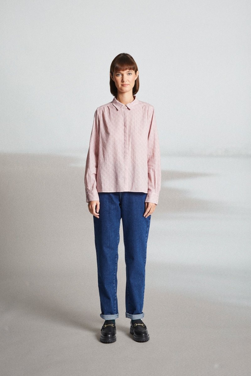 Chemise imprimé bruyère CAMBO - Mat de Misaine