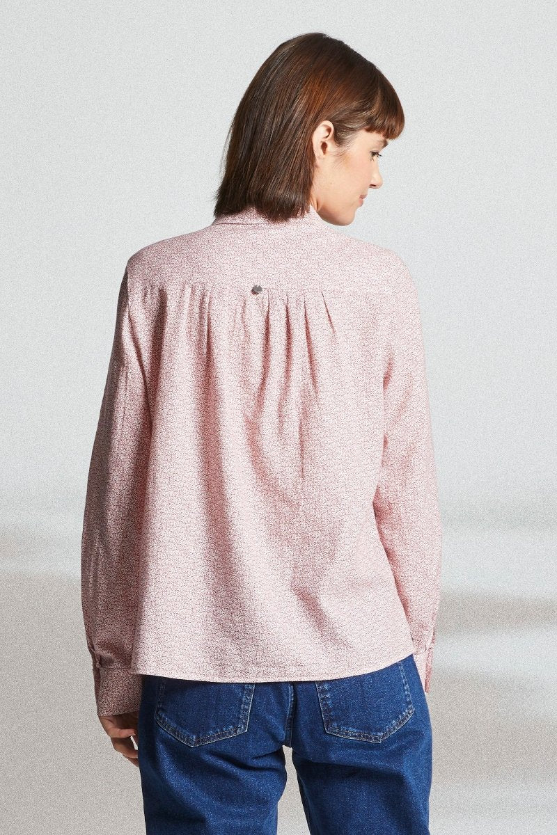 Chemise imprimé bruyère CAMBO - Mat de Misaine