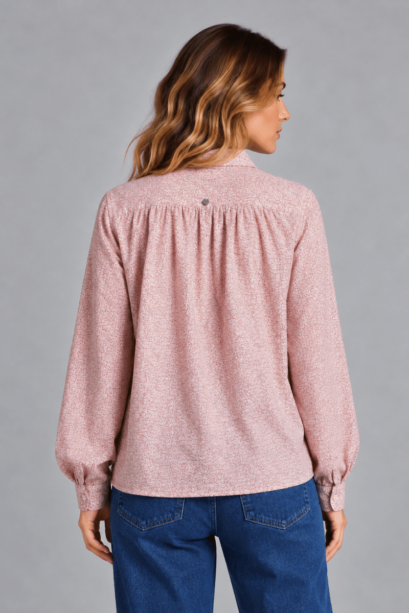 Chemise imprimé bruyère CAMBO - Mat de Misaine