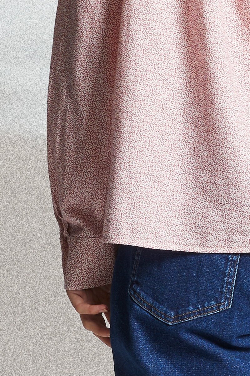 Chemise imprimé bruyère CAMBO - Mat de Misaine