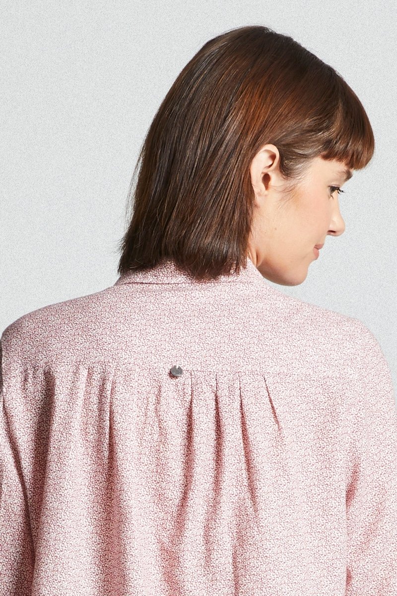 Chemise imprimé bruyère CAMBO - Mat de Misaine