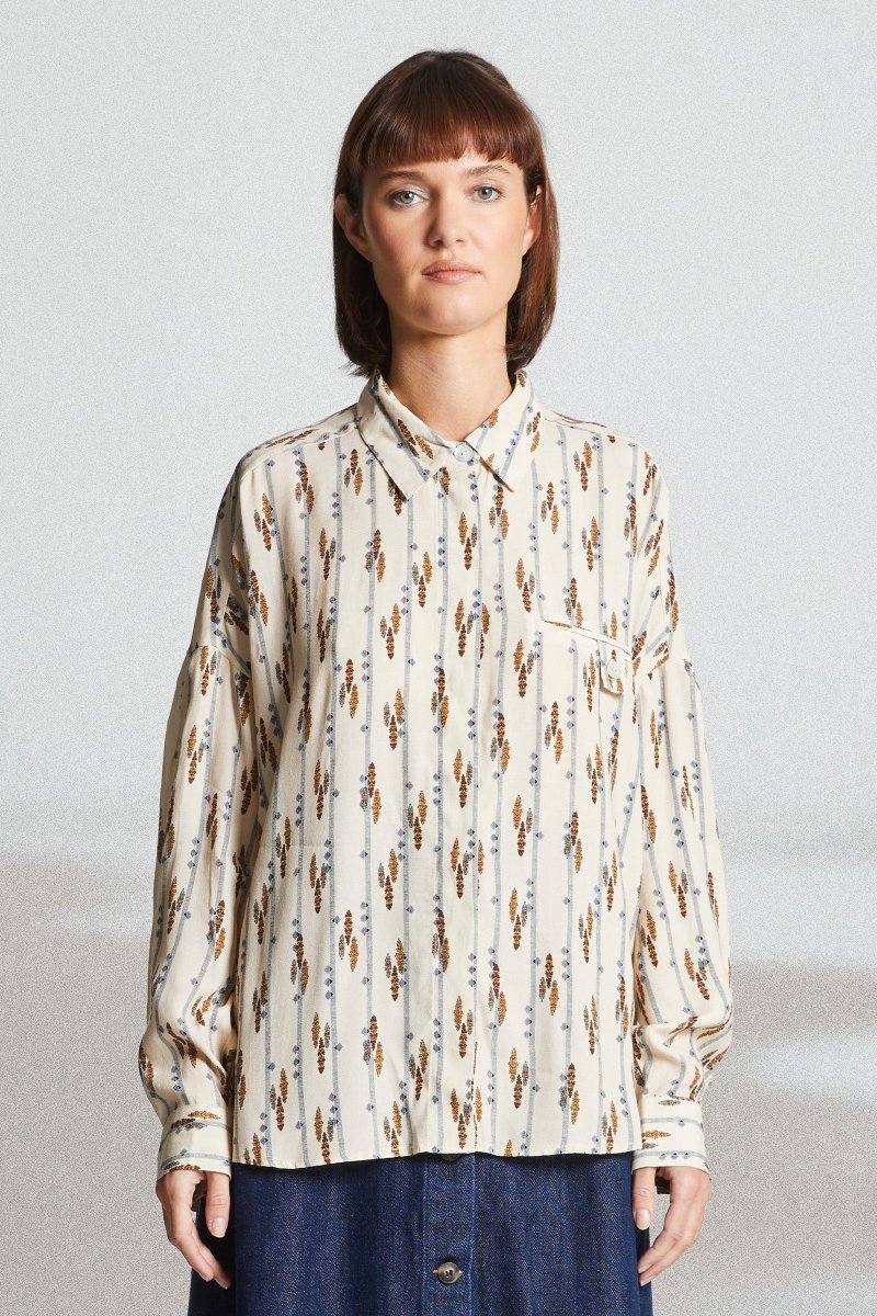 Chemise imprimée en viscose CHILI - Mat de Misaine