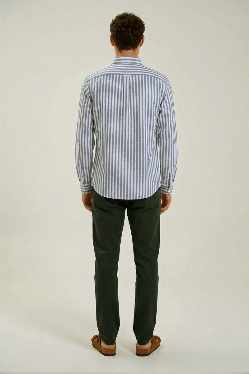 Chemise larges rayures CARGUE - Mat de Misaine