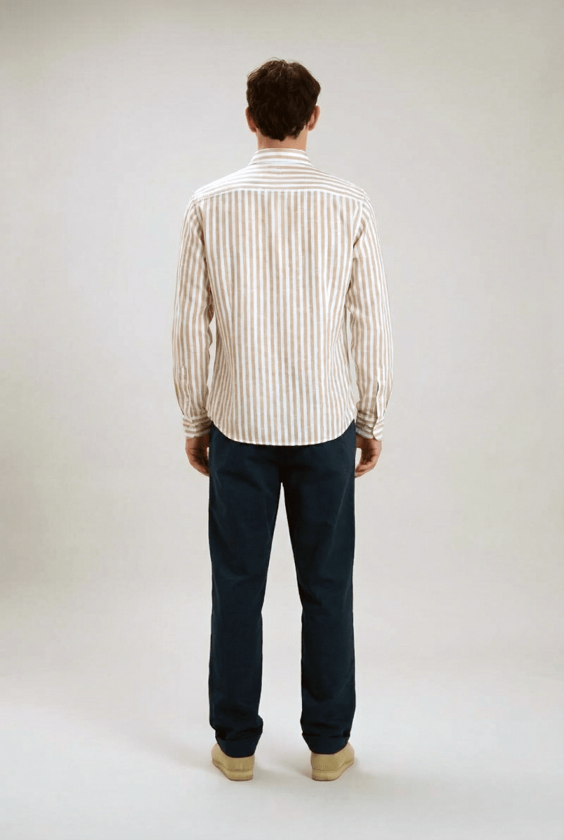 Chemise larges rayures CARGUE - Mat de Misaine