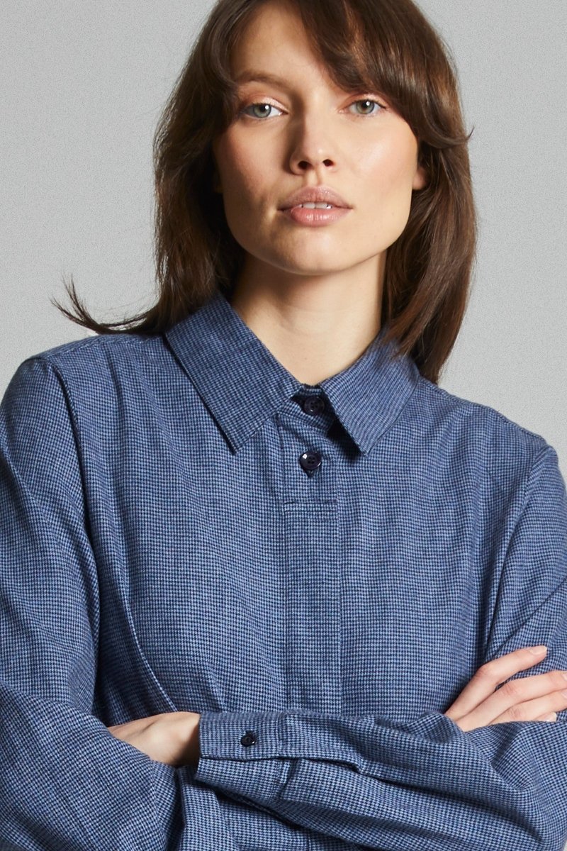Chemise micro carreaux CYCLE - Mat de Misaine