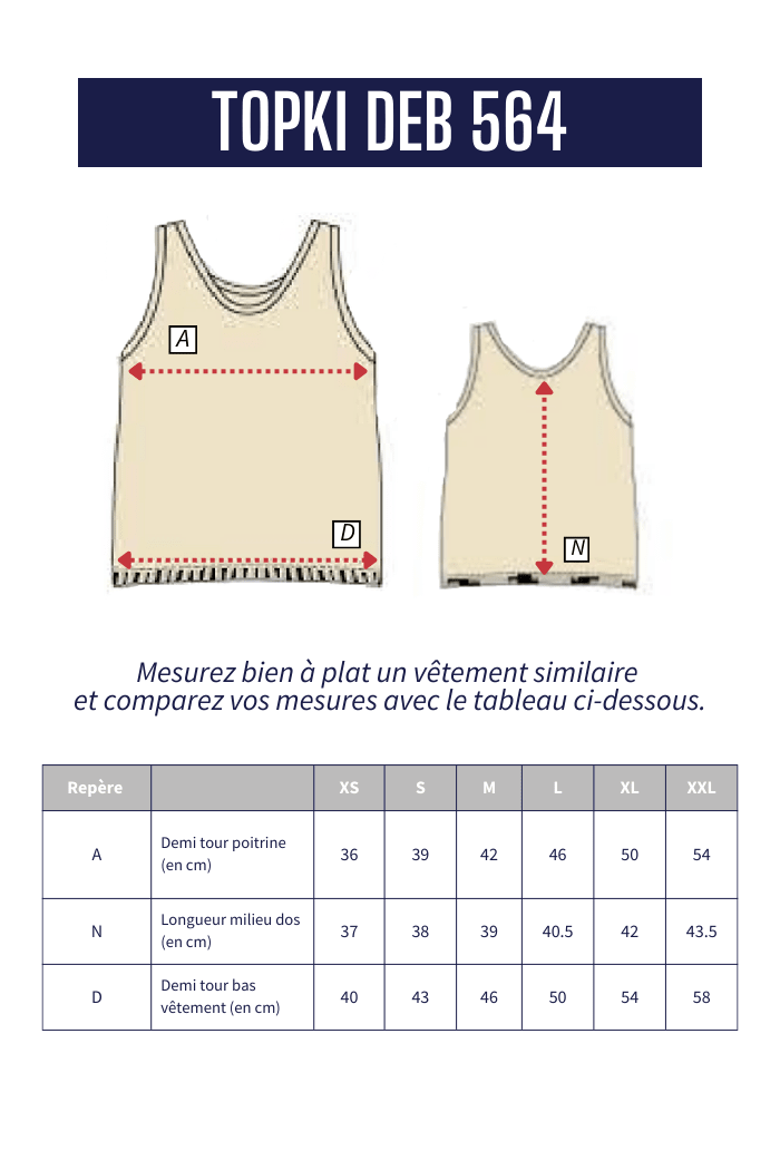 Débadeur en lin et coton TOPKI - Mat de Misaine