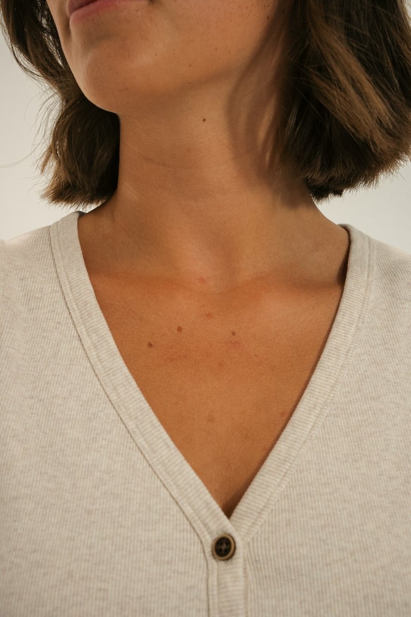 Débardeur boutonné MORA - Mat de Misaine