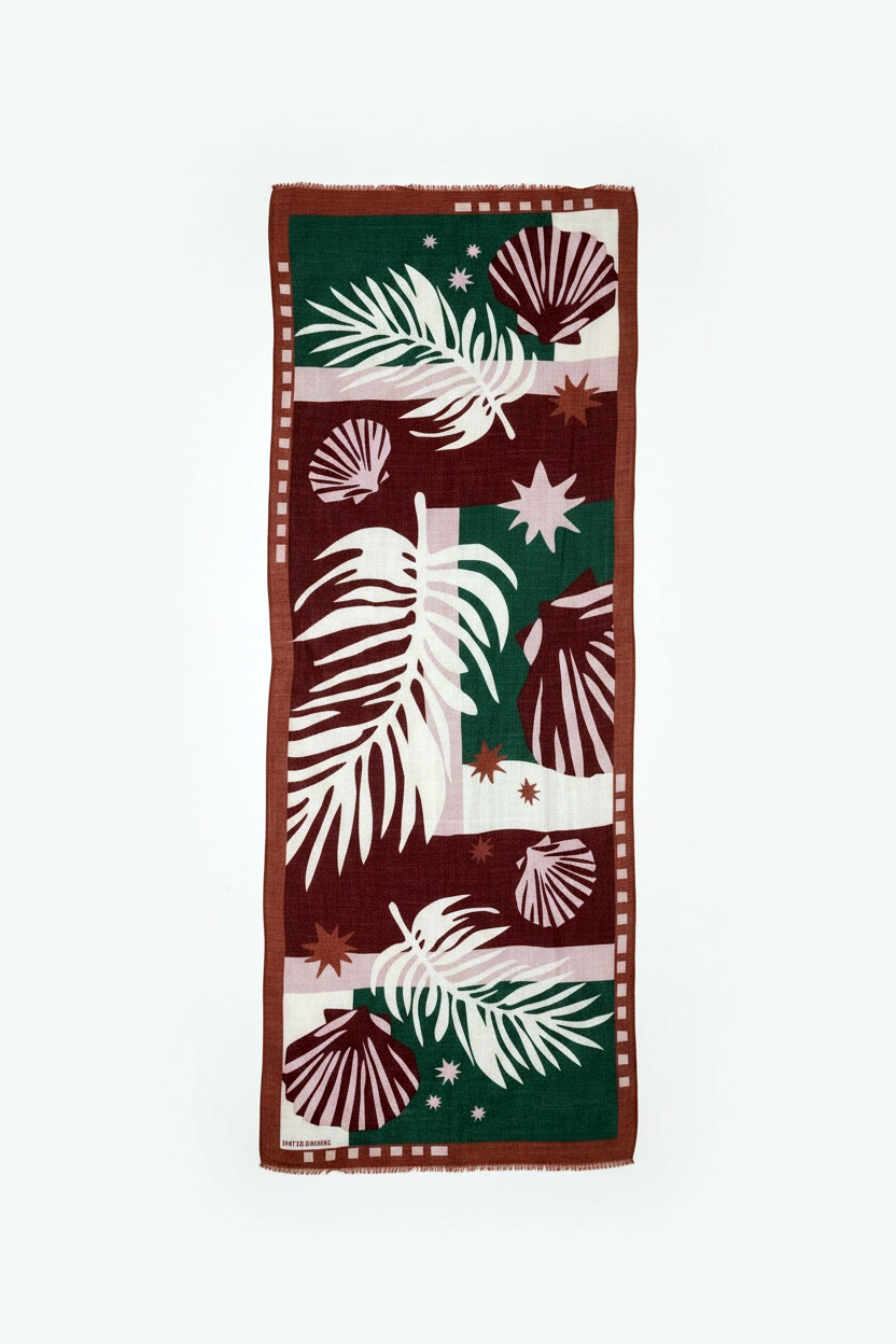 Écharpe imprimée PALME
