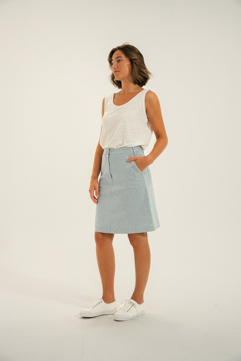 Jupe à rayures JUPON - Mat de Misaine