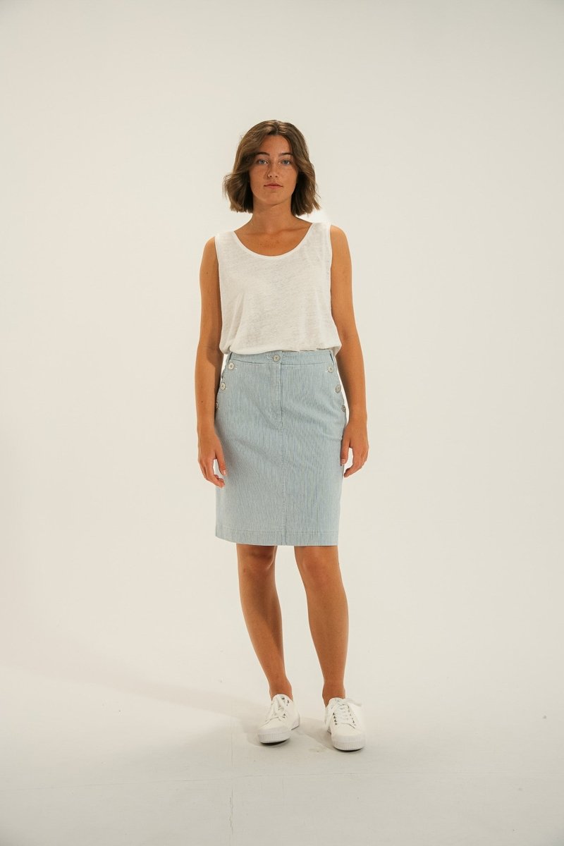 Jupe à rayures JUPON - Mat de Misaine