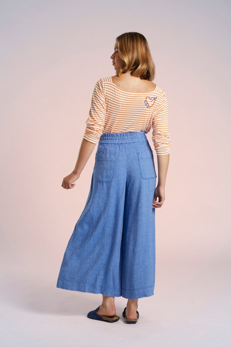 jupe culotte en lin et viscose JAKARTA - Mat de Misaine