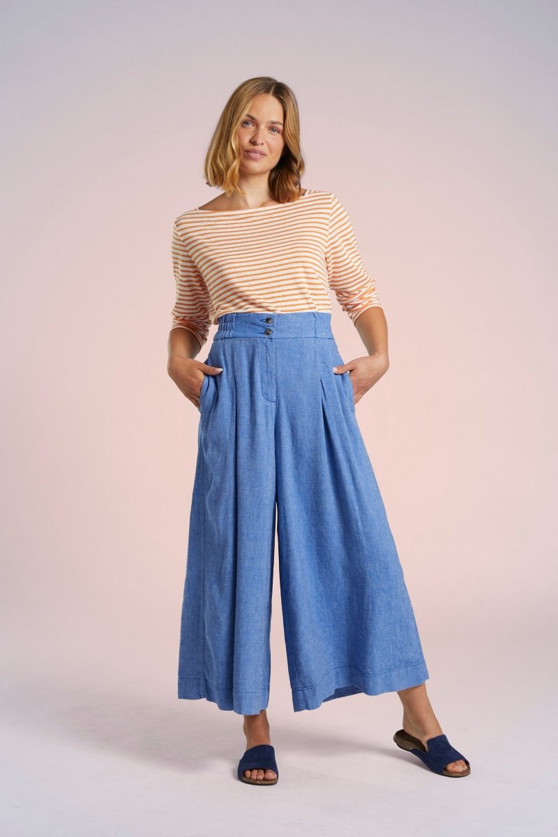 jupe culotte en lin et viscose JAKARTA - Mat de Misaine