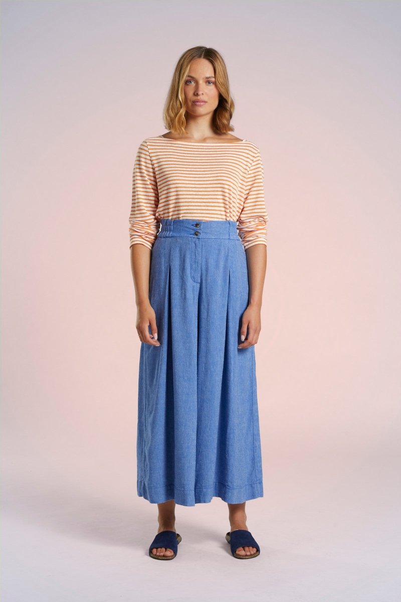 jupe culotte en lin et viscose JAKARTA - Mat de Misaine