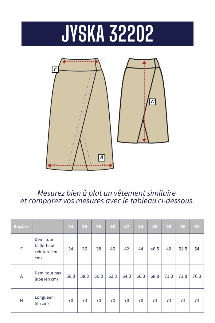Jupe en laine JYSKA - Mat de Misaine
