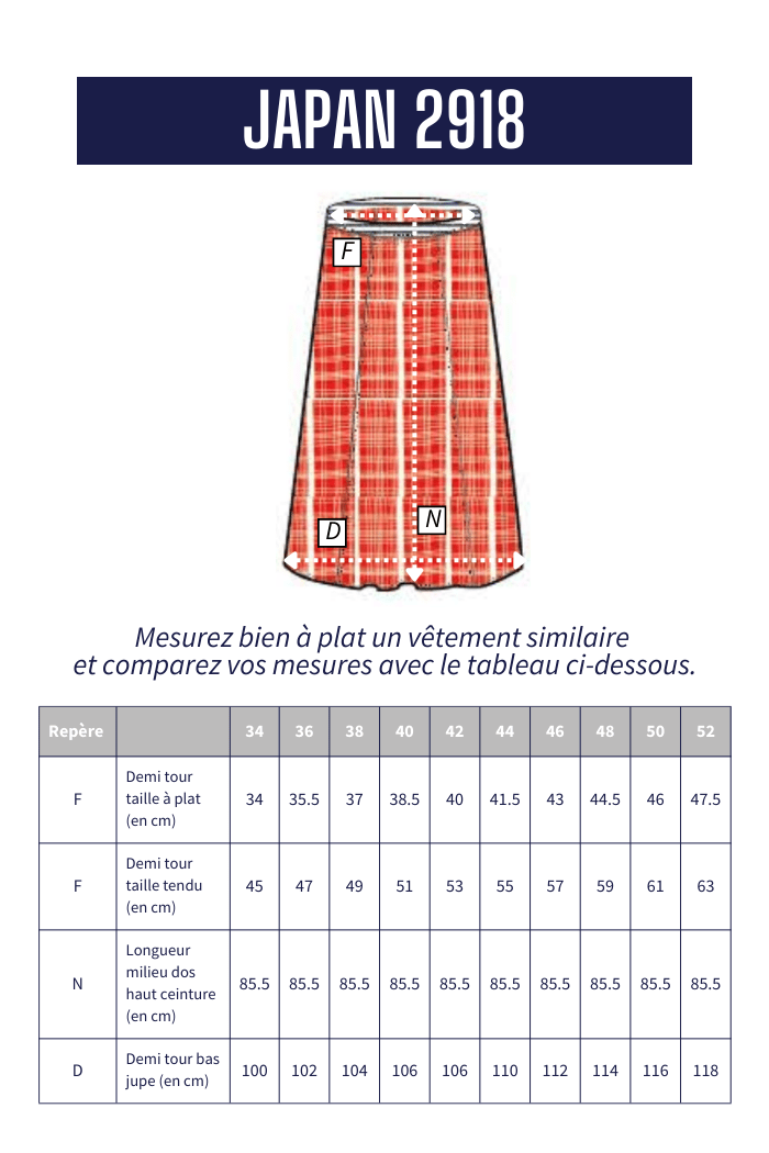 Jupe en viscose JAPAN. - Mat de Misaine