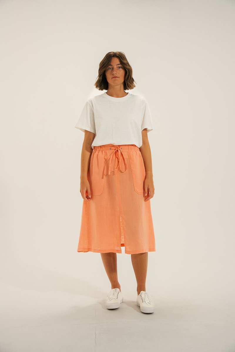 Jupe longue en lin JIMA - Mat de Misaine