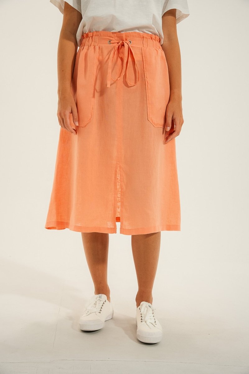 Jupe longue en lin JIMA - Mat de Misaine