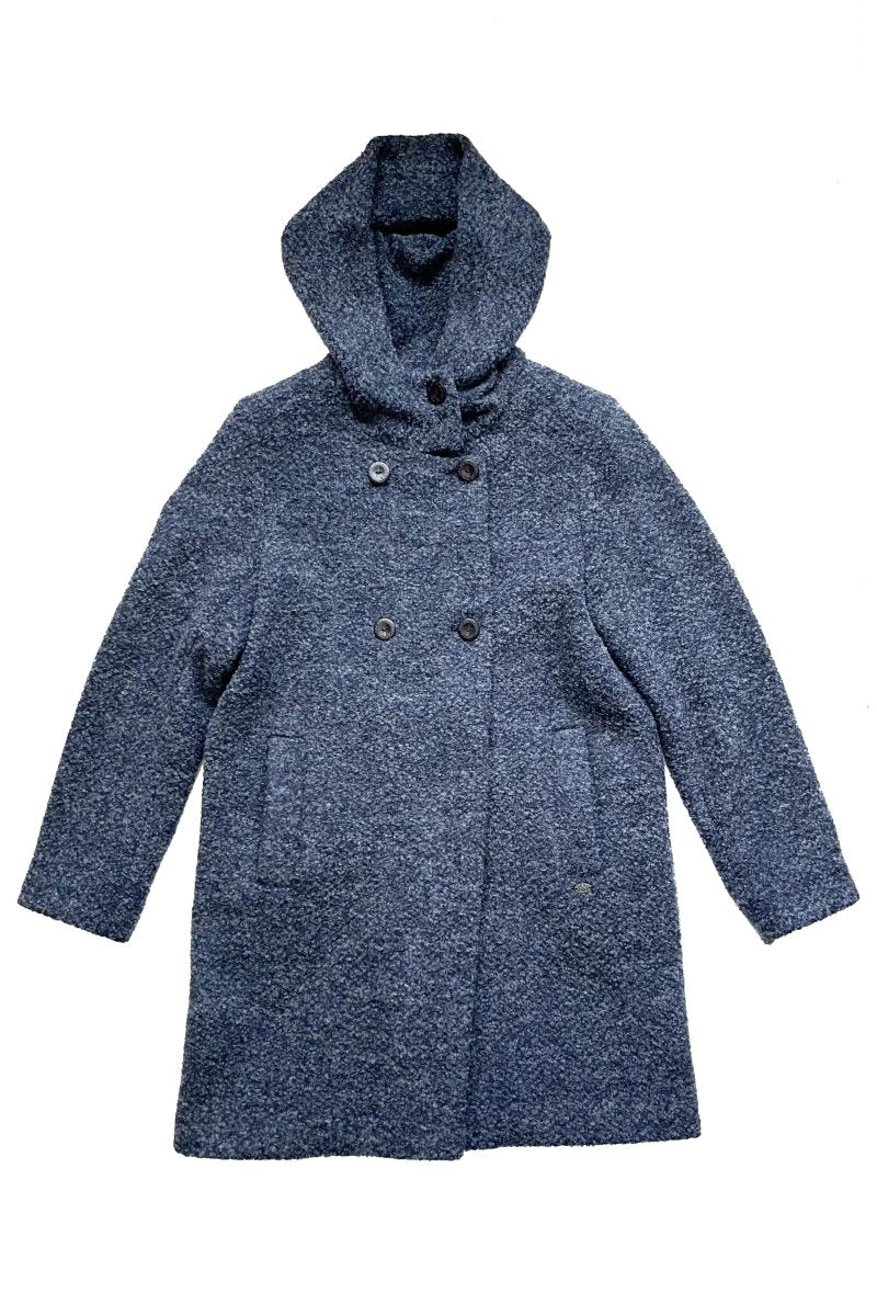 manteau à capuche en lainage mousseux - Mat de Misaine