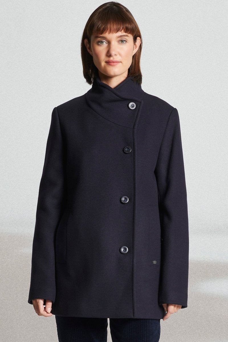 Manteau court en drap de laine FAMO - Mat de Misaine