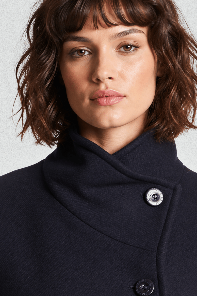 Manteau court en drap de laine FAMO - Mat de Misaine