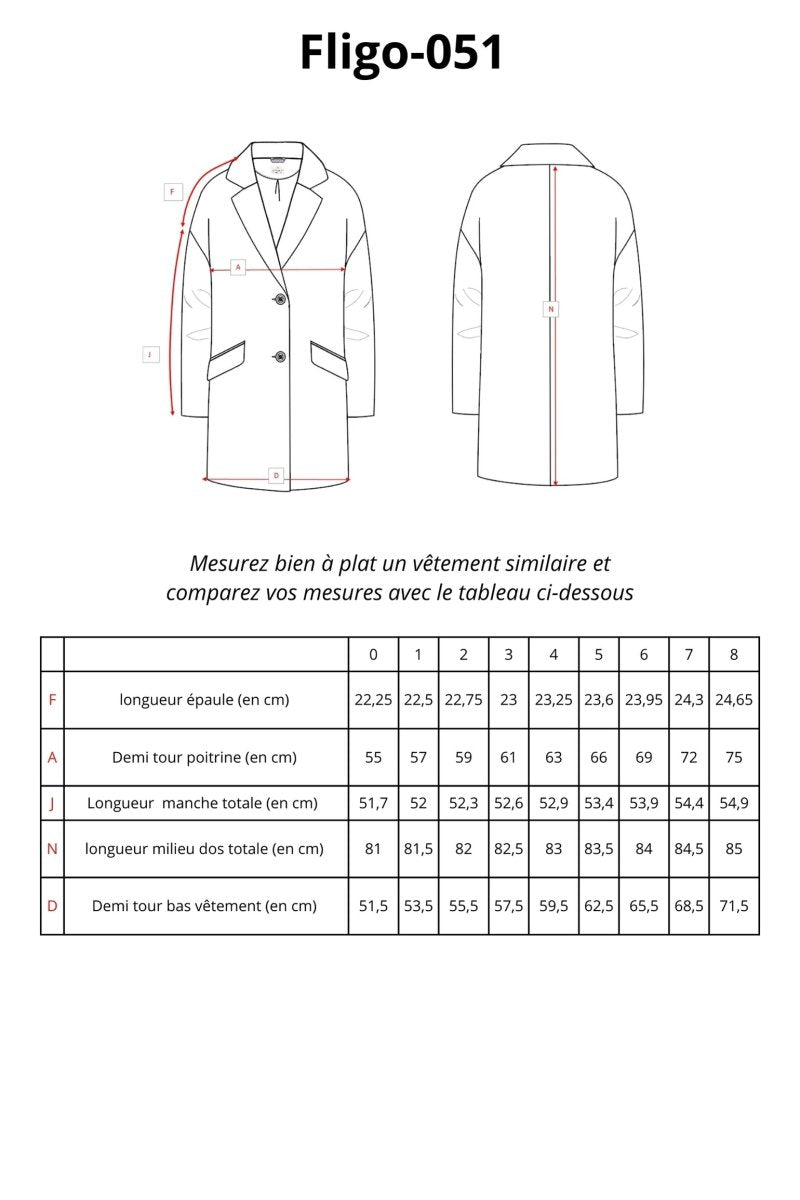 manteau en lainage - Mat de Misaine