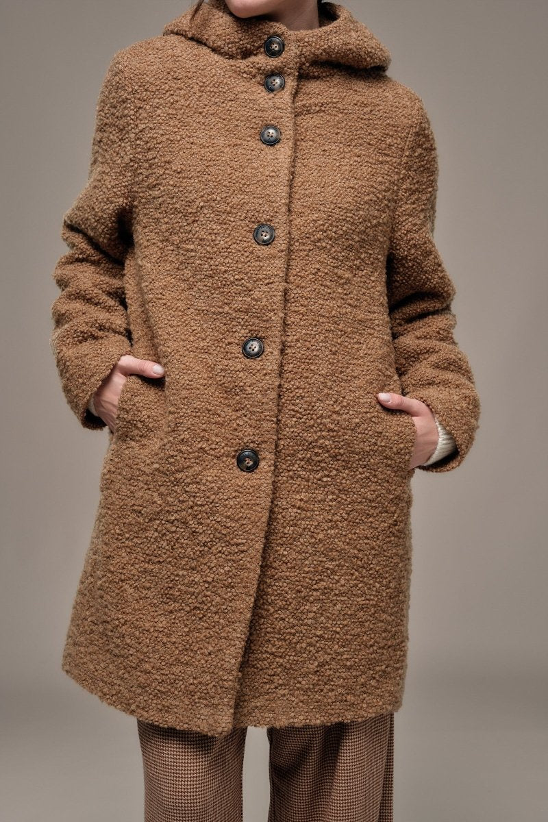 Manteau mi-long à capuche FRISQUET - Mat de Misaine