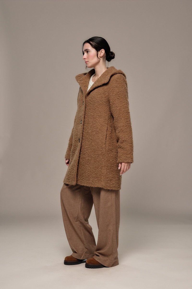 Manteau mi-long à capuche FRISQUET - Mat de Misaine