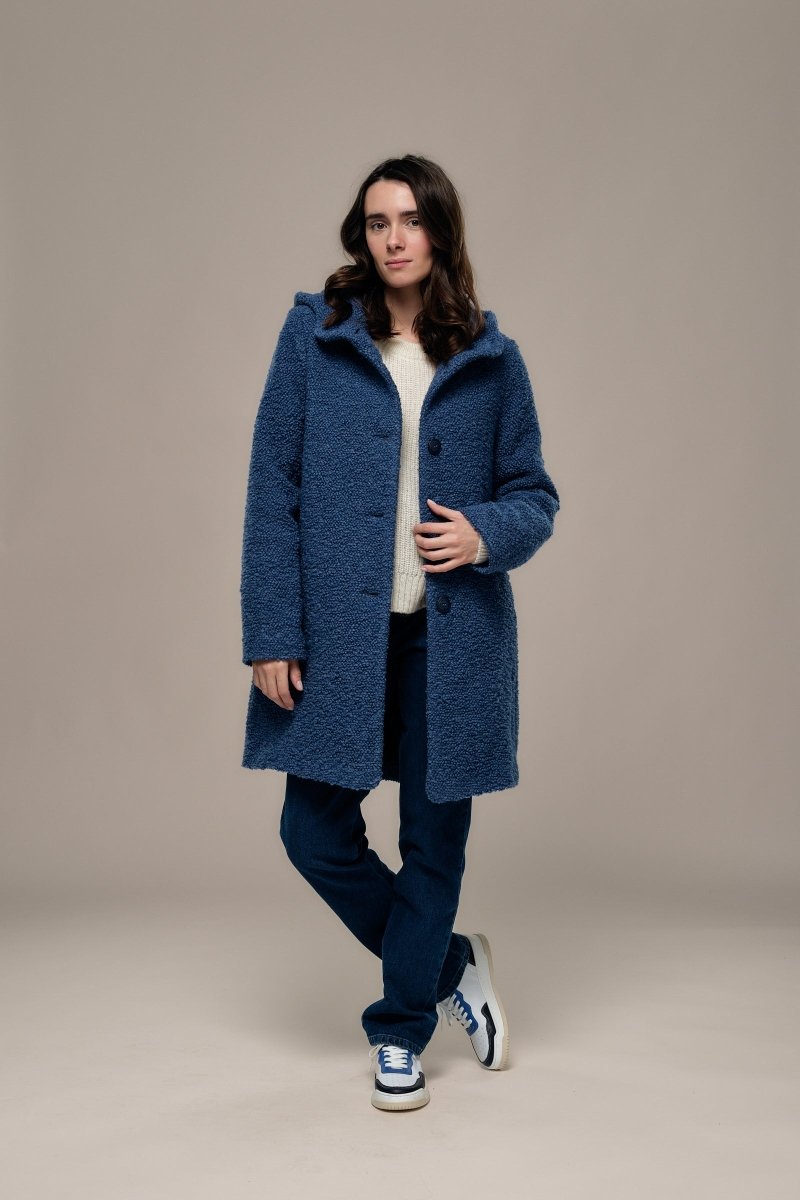 Manteau mi-long à capuche FRISQUET - Mat de Misaine