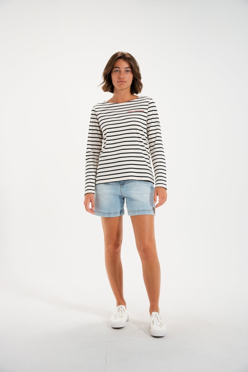 Marinière broderie cœur VENTEST - Mat de Misaine