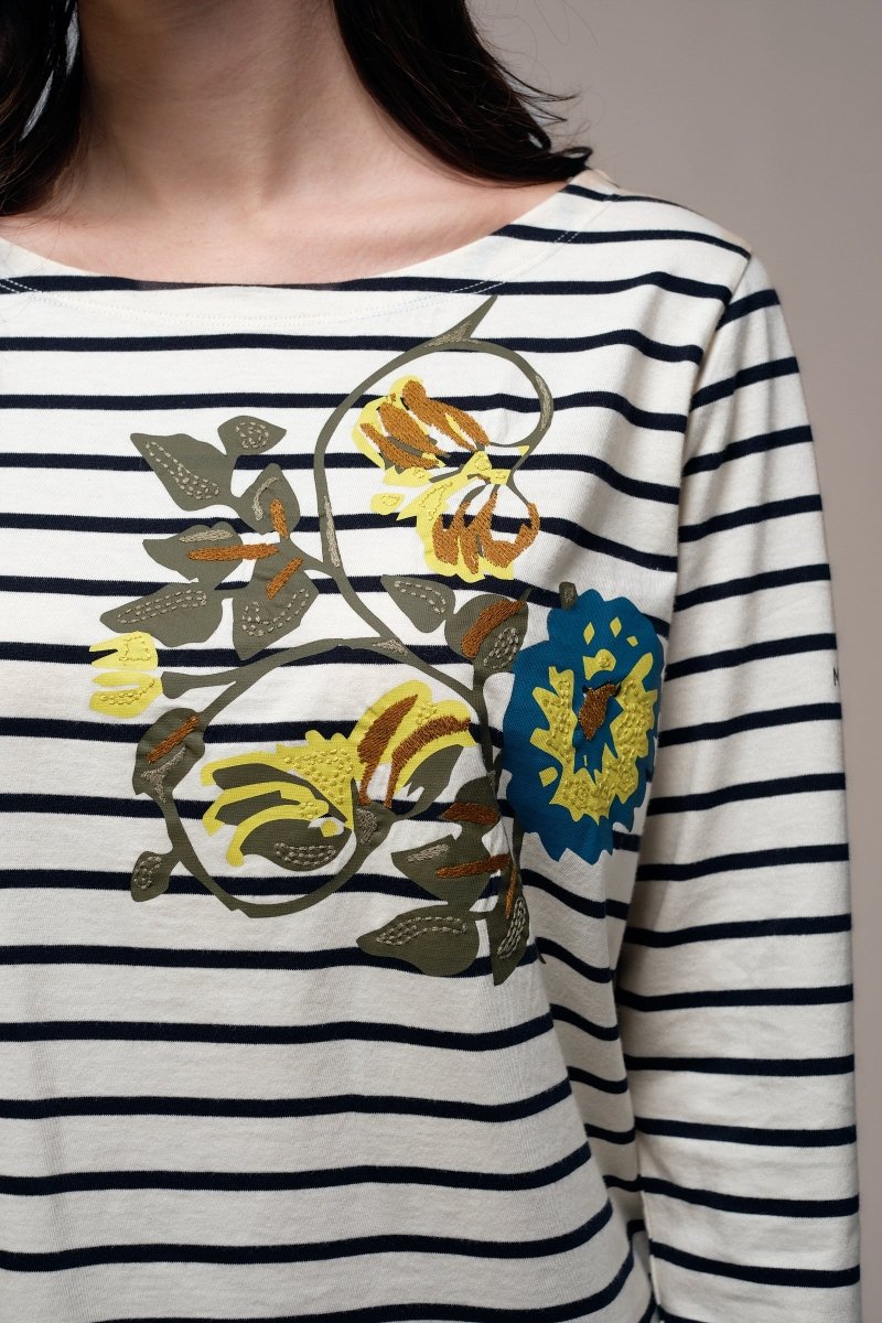 Marinière broderie cœur VENTEST - Mat de Misaine