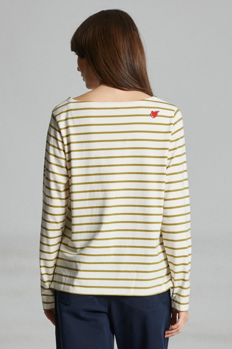 Marinière broderie cœur VENTEST - Mat de Misaine