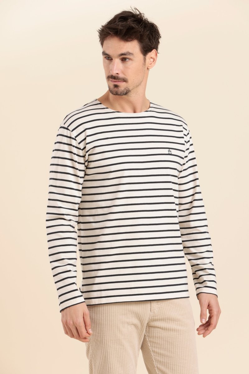 mariniere manches longues homme coton - Mat de Misaine