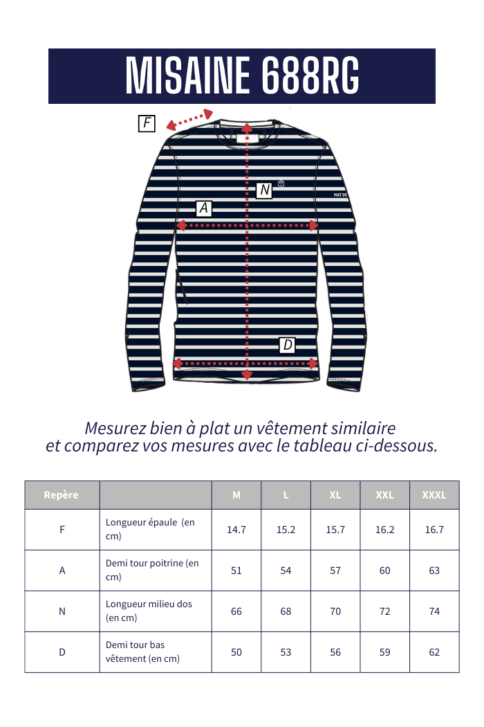 Marinière MISAINE - Mat de Misaine