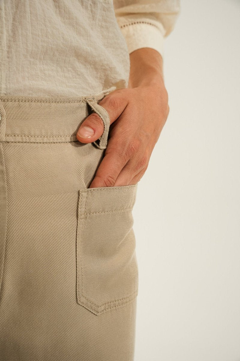 Pantalon droit en lyocelle PANAMA - Mat de Misaine