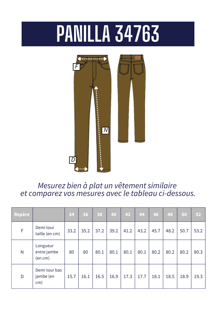 Pantalon droit PANILLA - Mat de Misaine