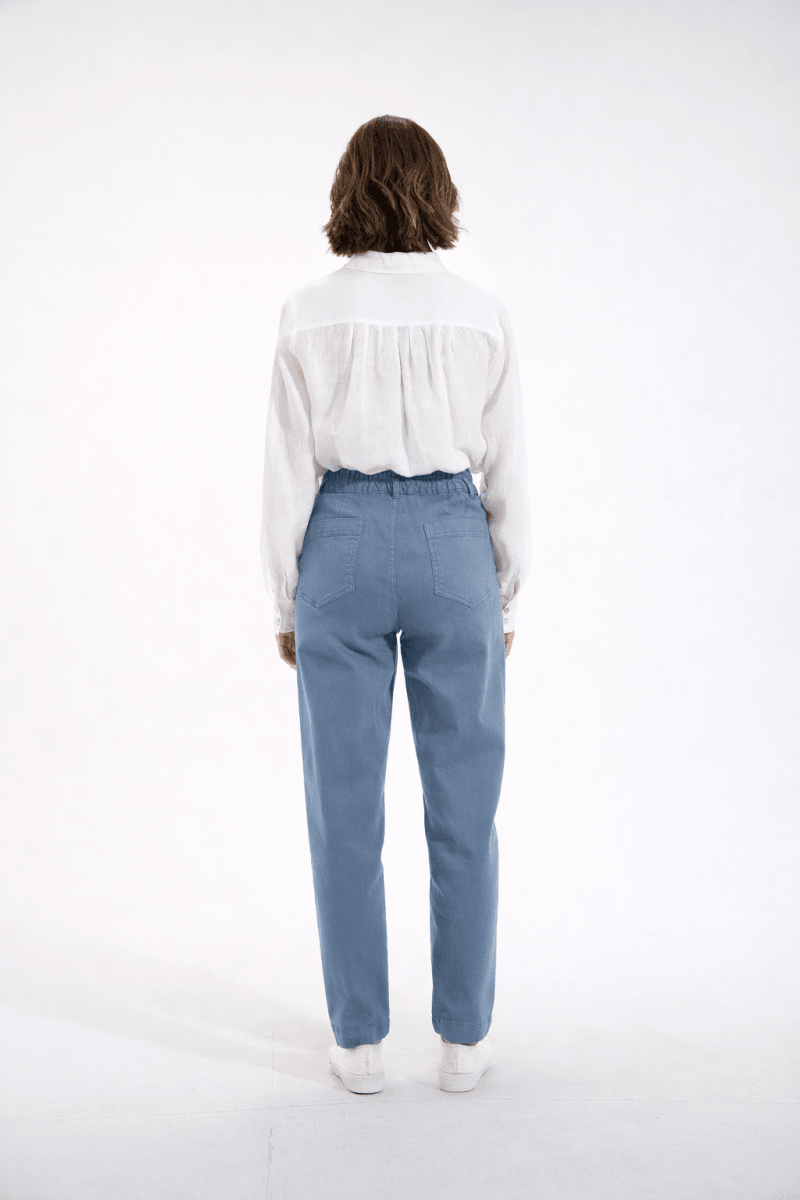 Pantalon élastiqué en coton PONTY - Mat de Misaine