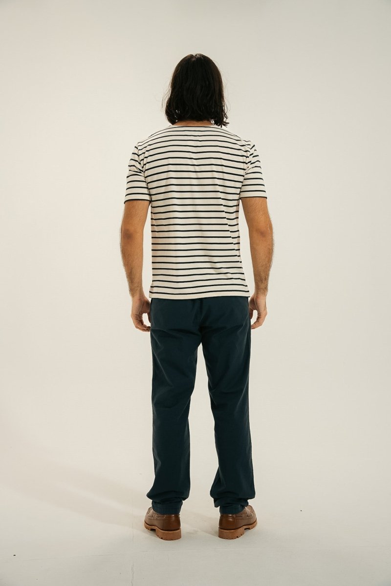 Pantalon élastiqué toile pigmentaire TRANSAT. - Mat de Misaine